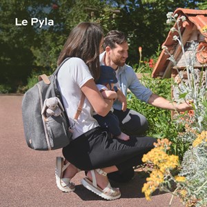 Sac à dos à langer - pyla - smokey Gris