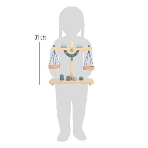 Balance romaine en bois