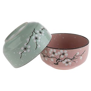 Coffret bols à riz – fleurs de cerisier