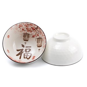 Coffret 2 bols – bonheur et cerisiers