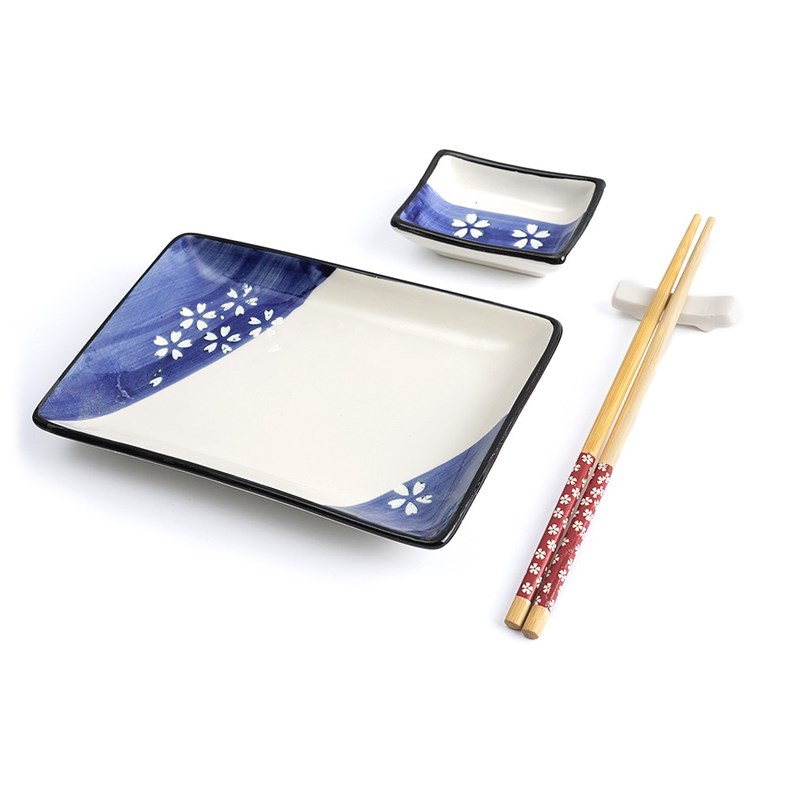 La chineuse - Coffret à sushi – fleurs de cerisier