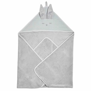 Cape de bain bambou gaze de coton lapin