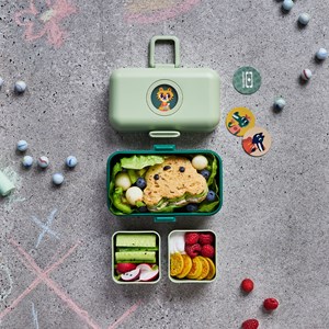 Bento compartimenté enfant 800ml vert