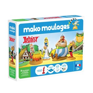 Mako moulages - coffret astérix - 4 moul