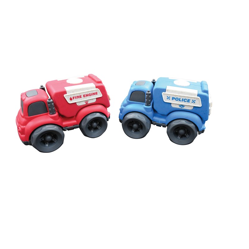 Petites voitures - pack de police et camion de pompier