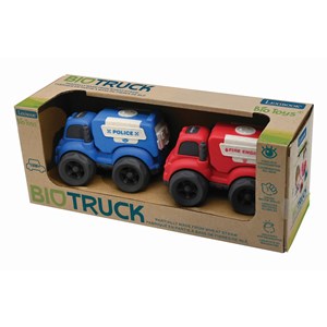 Petites voitures - pack de police et camion de pompier