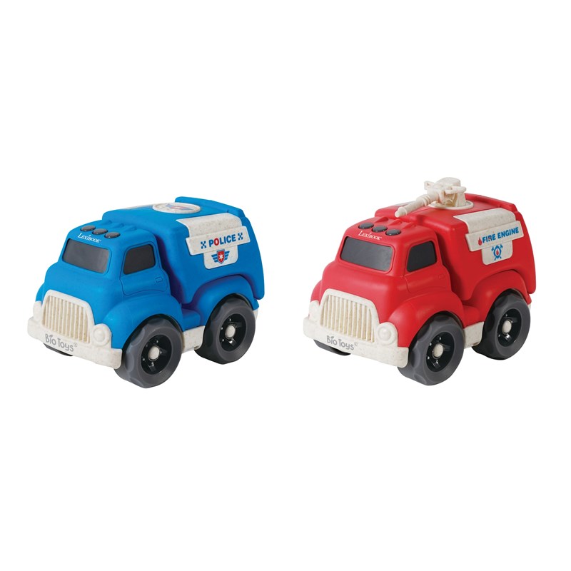 Petites voitures - pack de police et camion de pompier