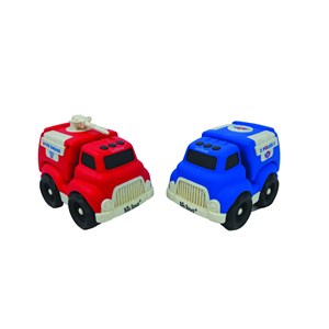 Petites voitures - pack de police et camion de pompier