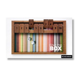 Jeu de société shut the box par remember