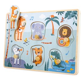 Puzzle sonore jungle musicale