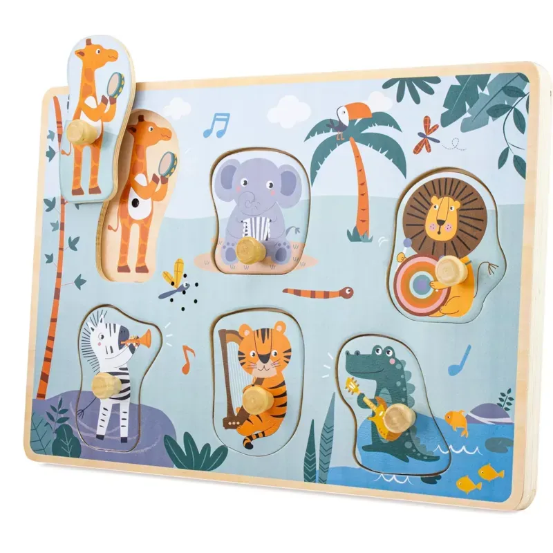 Puzzle sonore jungle musicale