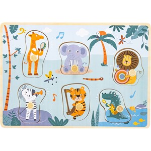 Puzzle sonore jungle musicale