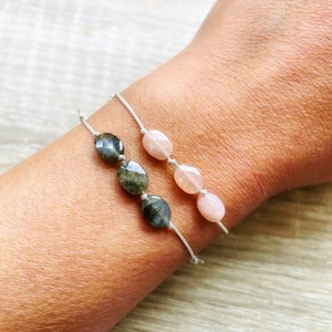Bracelet candy sodalite argenté