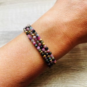 Collier 2 en 1 romy tourmaline