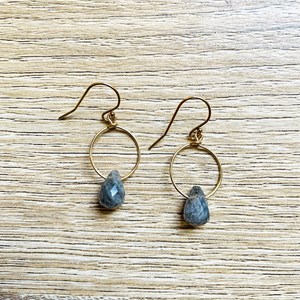 Boucles d'oreilles trésor labradorite