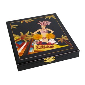 Coffret prestige dominos & cartes à joue