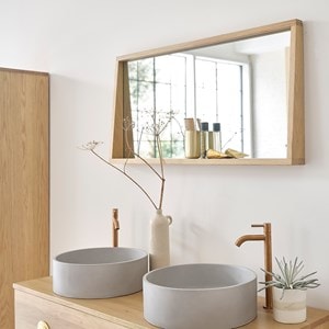 Miroir en bois de chêne 100