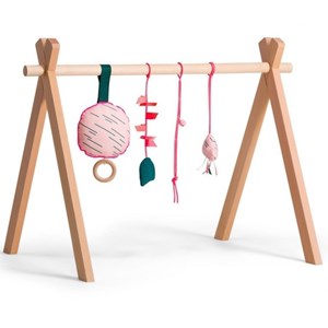 Arche d'éveil en bois rose