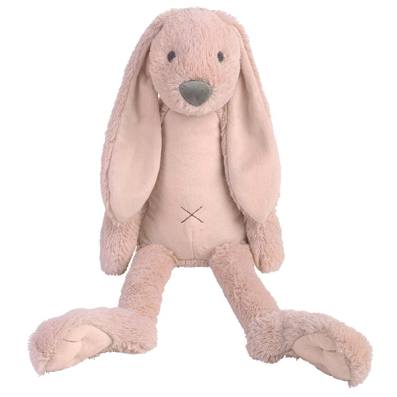 Peluche lapin richie old pink 28 cm