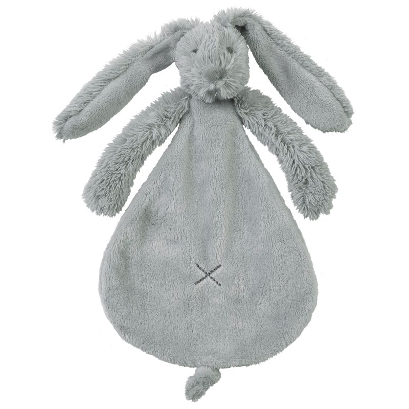 Doudou lapin richie gris clair 25 cm