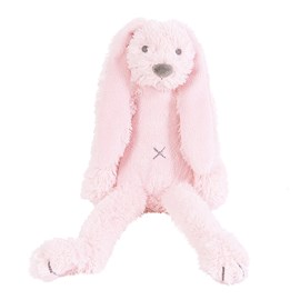 Peluche lapin richie rose clair 28 cm