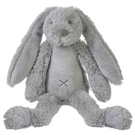 Peluche lapin richie gris clair 28 cm