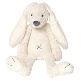 Peluche lapin richie beige crème 38 cm