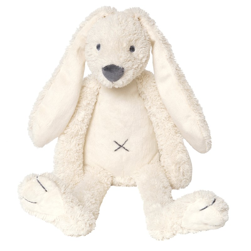 Peluche lapin richie beige crème 38 cm