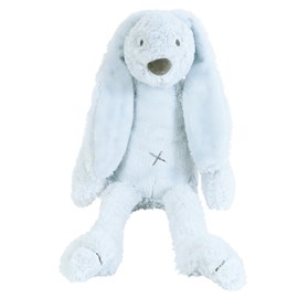 Peluche lapin richie bleu clair 38 cm