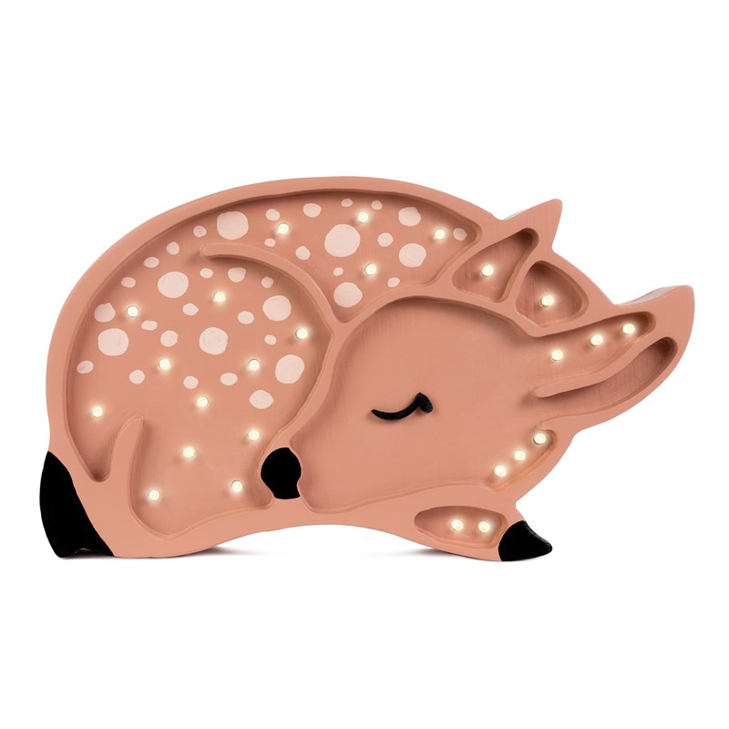 Lampe veilleuse faon brun clair