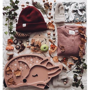 Lampe veilleuse faon brun clair