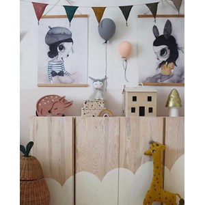 Lampe veilleuse faon brun clair