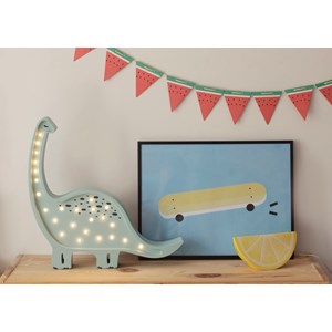 Lampe veilleuse diplodocus bleu