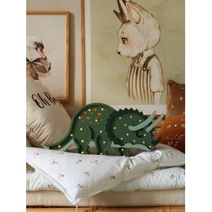 Lampe veilleuse tricératops vert