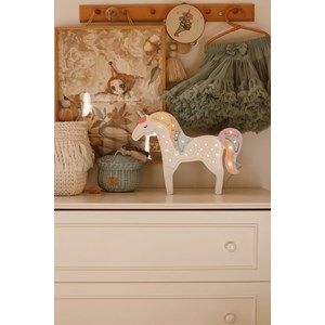 Lampe veilleuse licorne arc-en-ciel