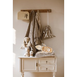 Lampe veilleuse fusée gris clair