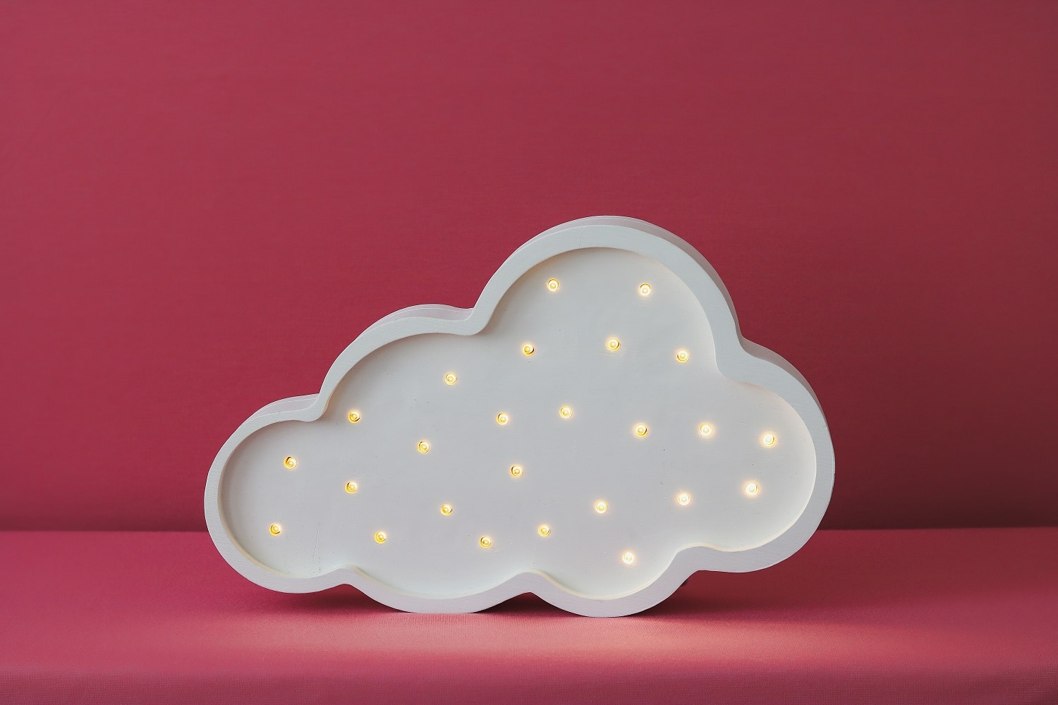 Veilleuse LED nuage personnalisable thème forêt