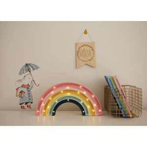 Lampe veilleuse arc-en-ciel rétro