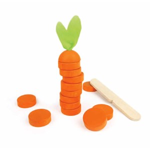 Jeu en bois coupe la carotte
