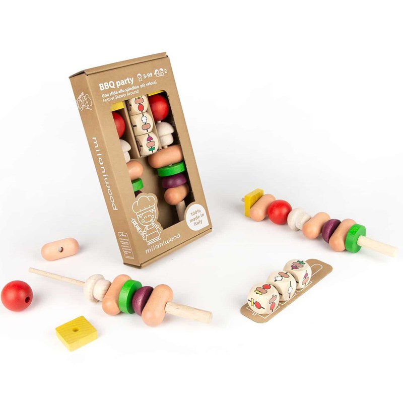 Jeu en bois soirée barbecue