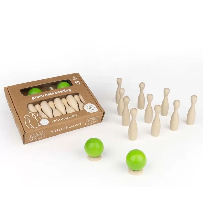 Green mini bowling