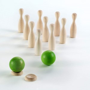 Green mini bowling