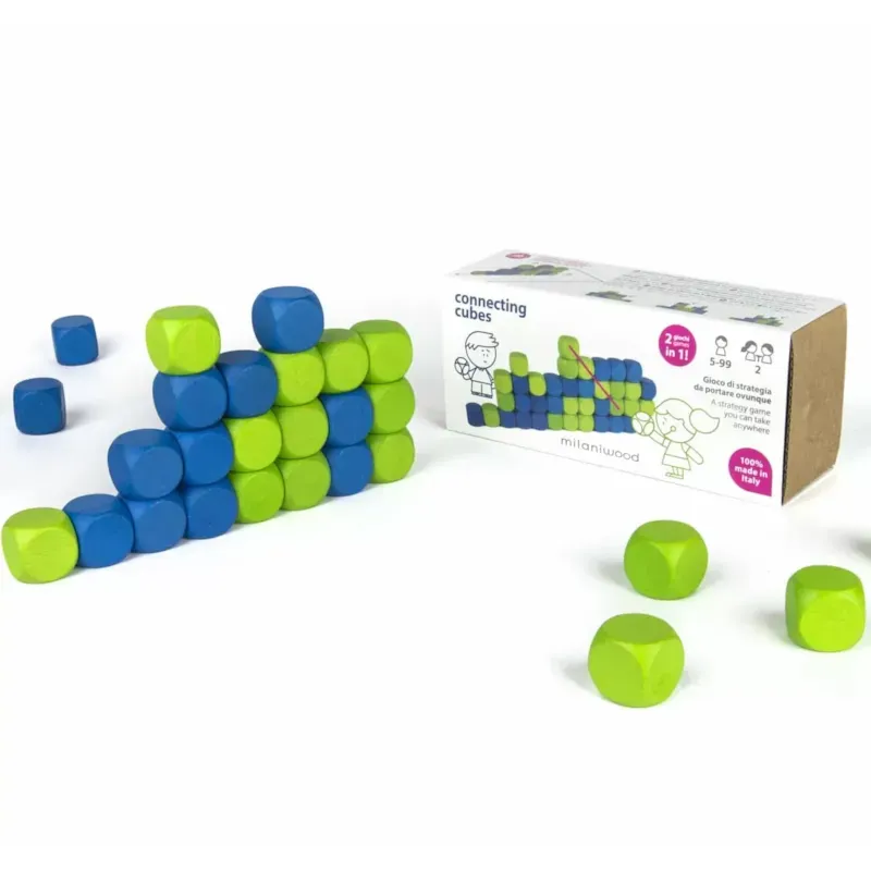 Jeu de stratégie connecting cubes
