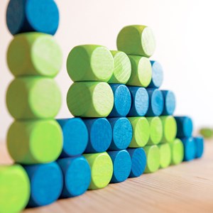 Jeu de stratégie connecting cubes