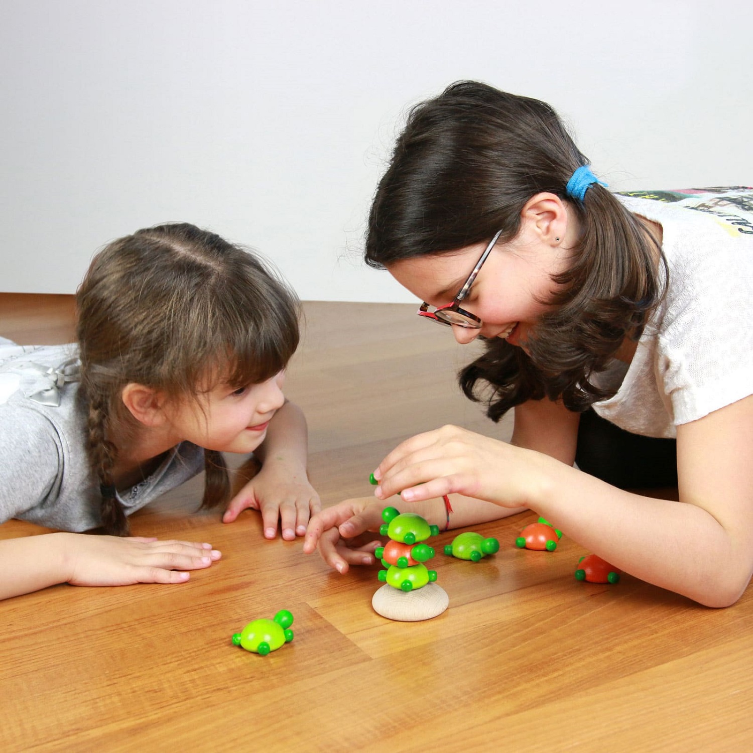 Casse-tête éducatif - puzzle en bois pour bébé et enfant - famille