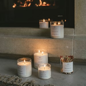 Au coin du feu - bougie artisanale