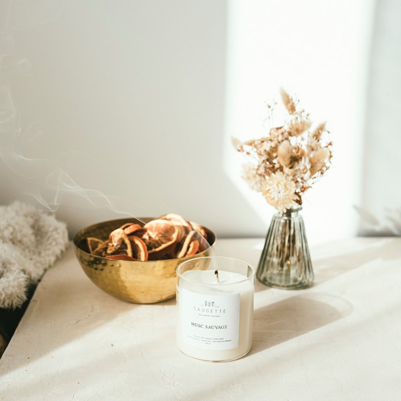 Musc sauvage - bougie artisanale