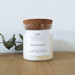 Eau de coco - bougie artisanale