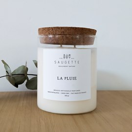 La pluie - maxi bougie 2 mèches