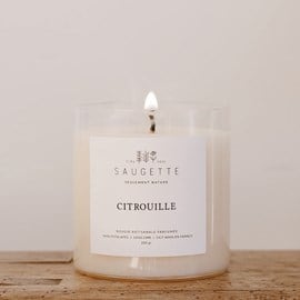 Citrouille - bougie artisanale